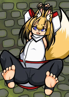 捕まり狐っ娘