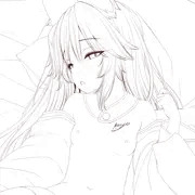 玉藻ちゃんと延長戦！　線画