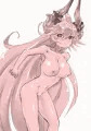 立派な角とおっぱい