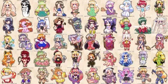 「ゲームに出てくるザコ敵の女の子百人描く」タグで描いた子まとめ（2巡目）