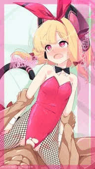 バニーガール「才羽モモイ(ブルアカ)」240806