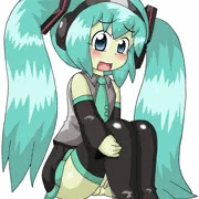 ちら見せミクさん