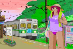 【非エロ】真夏の大潮線は水着で乗れる【テツ】