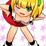 ロールちゃんチラチラ