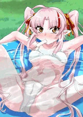 ついなちゃんinビニールプール
