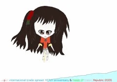 水上移動中に小便する売り子