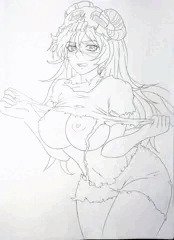 必死に頼めば下乳捲って見せてくれるネリエル。