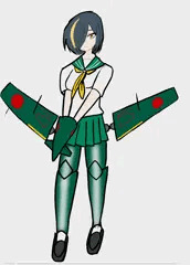 銀翼娘　震電