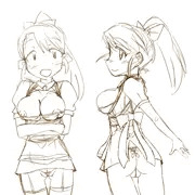 エロいレストランの制服ラフ詰め合わせ