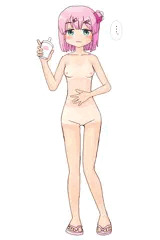 水着もんも全裸差分(古傷差分もあり)