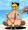 夏の浜辺にて