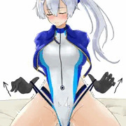 巴の水着を引っ張りたい
