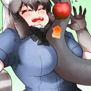 アフリカゾウにぱおんされてしまうアライさん