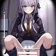 リク絵　（和式トイレでする霧切さん）