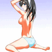 背中美人文香さん