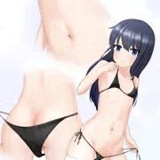 むっちゃんのお腹とお尻描きたかった
