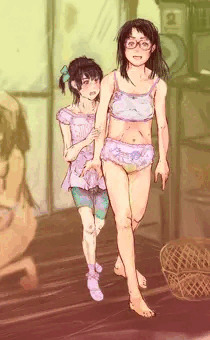 足りないJCちゃんのお世話係な女装子DS５クン。お姉ちゃんの大きなお風呂で体を洗ってあげるという名目で、チンコびんびんにしながら、いつも女湯に入っているど変態ショタ、そんなフル勃起を察知したお姉ちゃん