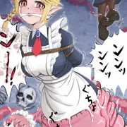 エルフメイドさん丸呑み