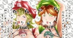 囚われた姫様の仕打ち？（スーパーマリオブラザーズ）