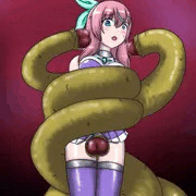 チ〇ポ型触手に捕らわれるルミナちゃん