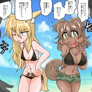 コンビキャラで喘ぎ声が違うといいよねっていうやつ