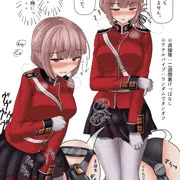 下半身に色々装着されたふたなり婦長