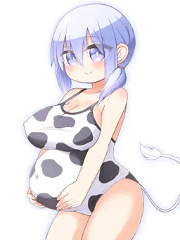 牛柄スク水