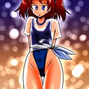 スク水ヒカリちゃん　カラー差分