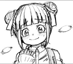 きゃらだいん先生の初単行本から模写