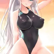 クロコと水着でえっちしたい♡