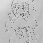 乳揉みされるエリカ