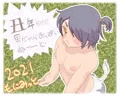 2021年賀イラスト　丑っ子