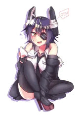 サボっているのがバレてしまった天龍ちゃん