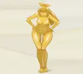 ニジエたん金粉ショー