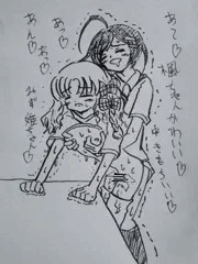 楽屋待機中に
