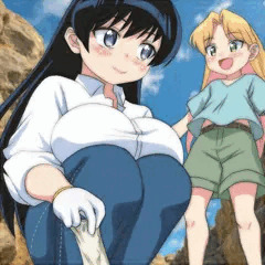 「凪さんこれは？」「瑠璃ちゃんこれは発破といってね…」