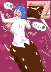 半蟲半人娘に抱き着きたいだけの絵