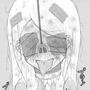 首だけゴミ女子高生オナホール