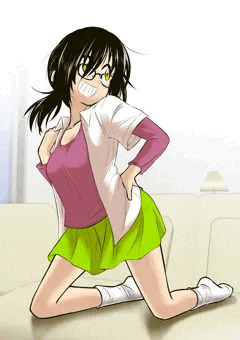 代理キャラの脱衣差分