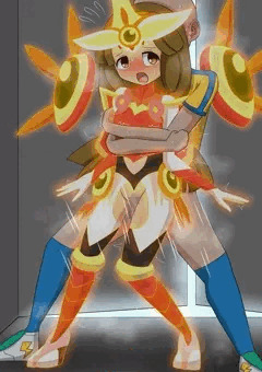 [Skeb]黄名子ちゃんを後ろから
