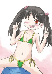 冬でもビキニっ！02