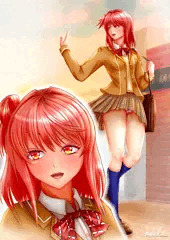 【挿絵】下校中女子校生の比較的健全なパンチラ