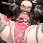 禰豆子さんが縛られてハメられる感じのやつ