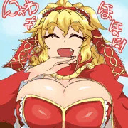 エリザ嬢おっぱいポロリ