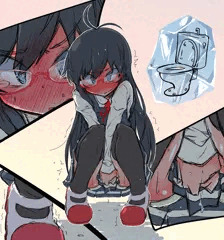 おトイレを凍結された朝潮さん