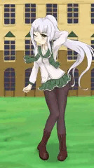 巫女風（?）の制服着ているうちの子