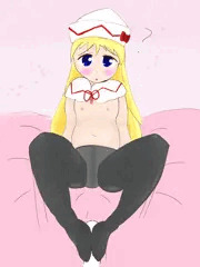 タイツ足コキリリーホワイト