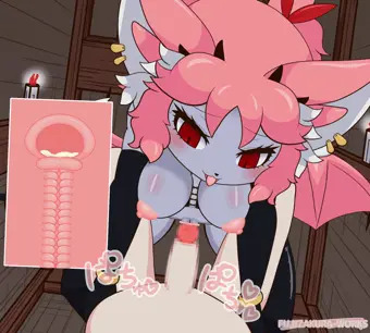 [オリジナル]サキュバス逆レイプGIF