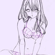 すねた顔