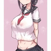 透けセーラー